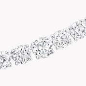 Carave Paris Premium Round Diamond Tennis Necklace