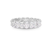 Carave Paris Prong Set Oval Diamond Eternity Wedding Band