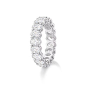 Carave Paris Prong Set Oval Diamond Eternity Wedding Band