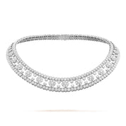 Carave Paris Radiant Floral Diamond Collar Necklace