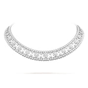 Carave Paris Radiant Floral Diamond Collar Necklace