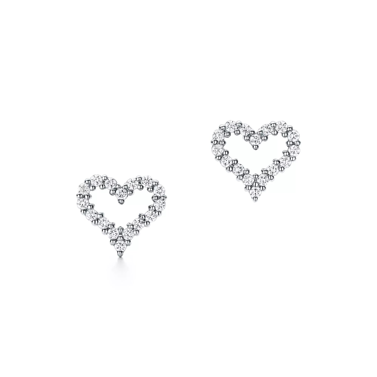 Carave Paris Radiant Heart Stud Earrings