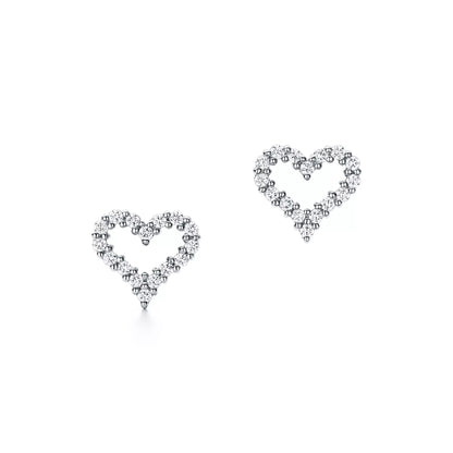 Carave Paris Radiant Heart Stud Earrings