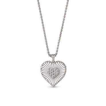 Carave Paris Radiant Heartburst Pendant Necklace
