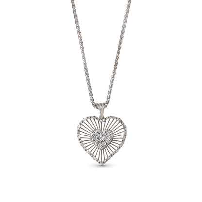 Carave Paris Radiant Heartburst Pendant Necklace