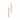 Carave Paris Rose Gold Bezel Crystal Linear Drop Earrings