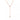 Carave Paris Bezel Set Drop Necklace in Rose Gold