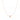 Carave Paris Faceted Disc Solitaire Necklace