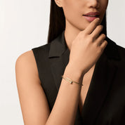 Carave Paris Rose Gold Pavé Nail Wrap Bangle Bracelet
