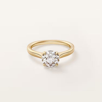 Carave Paris Rose Gold Round Solitaire Ring