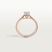 Carave Paris Rose Gold Round Solitaire Ring