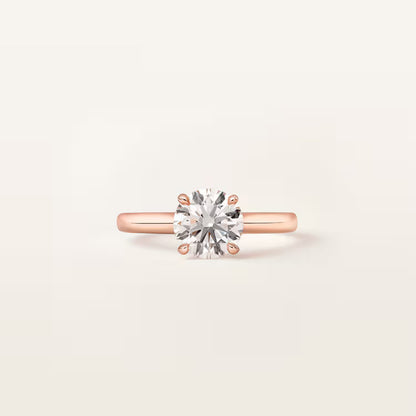 Carave Paris Rose Gold Round Solitaire Ring