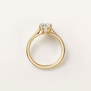 Carave Paris Rose Gold Round Solitaire Ring
