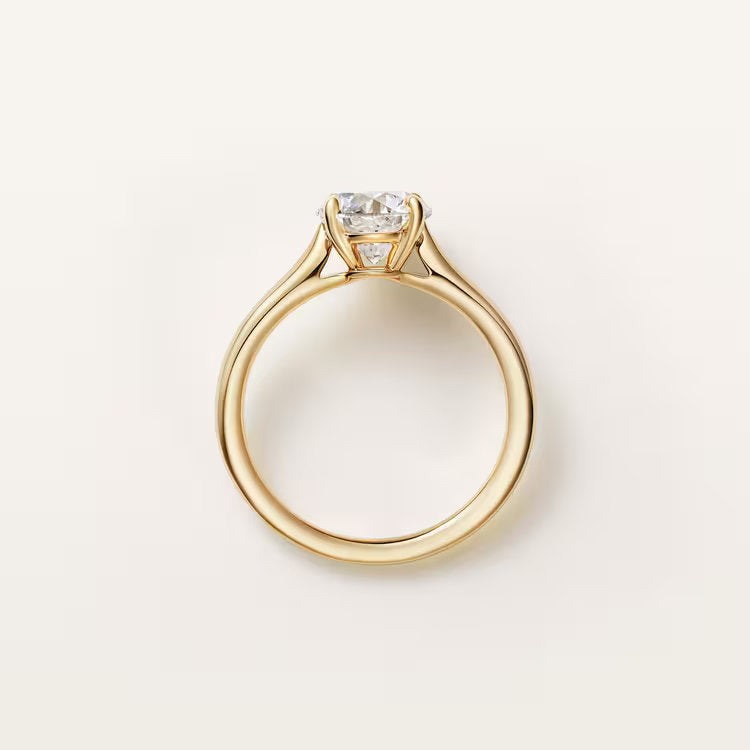 Carave Paris Rose Gold Round Solitaire Ring