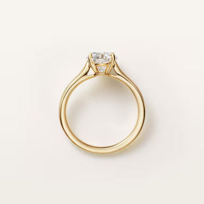 Carave Paris Rose Gold Round Solitaire Ring