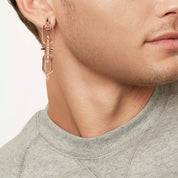 Carave Paris Rose Link Spike Drop Earrings