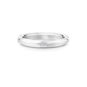 Carave Paris Round Brilliant Single Diamond Wedding Band