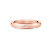 Carave Paris Round Brilliant Single Diamond Wedding Band