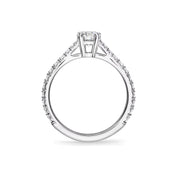 Carave Paris Solitaire Round Brilliant Diamond Engagement Ring