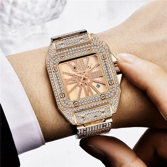 Carave Paris Royal Skeleton Square Watch
