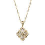 Carave Paris Ruby Bloom Quatrefoil Pendant Necklace