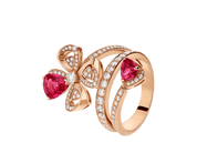 Carave Paris Ruby Bow Wrap Ring