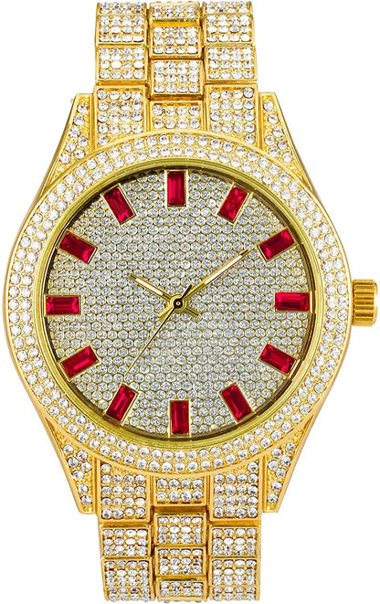 Carave Paris Ruby Iced Luxury Watch