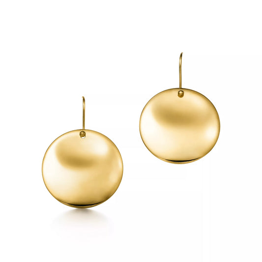 Carave Paris Sculpted Disc Drop Earrings