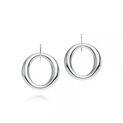 Carave Paris Sculpted Orbital Hoop Earrings