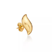 Carave Paris Sculpted Wave Stud Earring