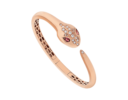 Carave Paris Serpente Gemstone Open Cuff Bracelet