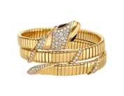 Carave Paris Serpente Luxury Triple Wrap Diamond Bracelet