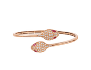Carave Paris Serpente Pavé Open Cuff Bracelet