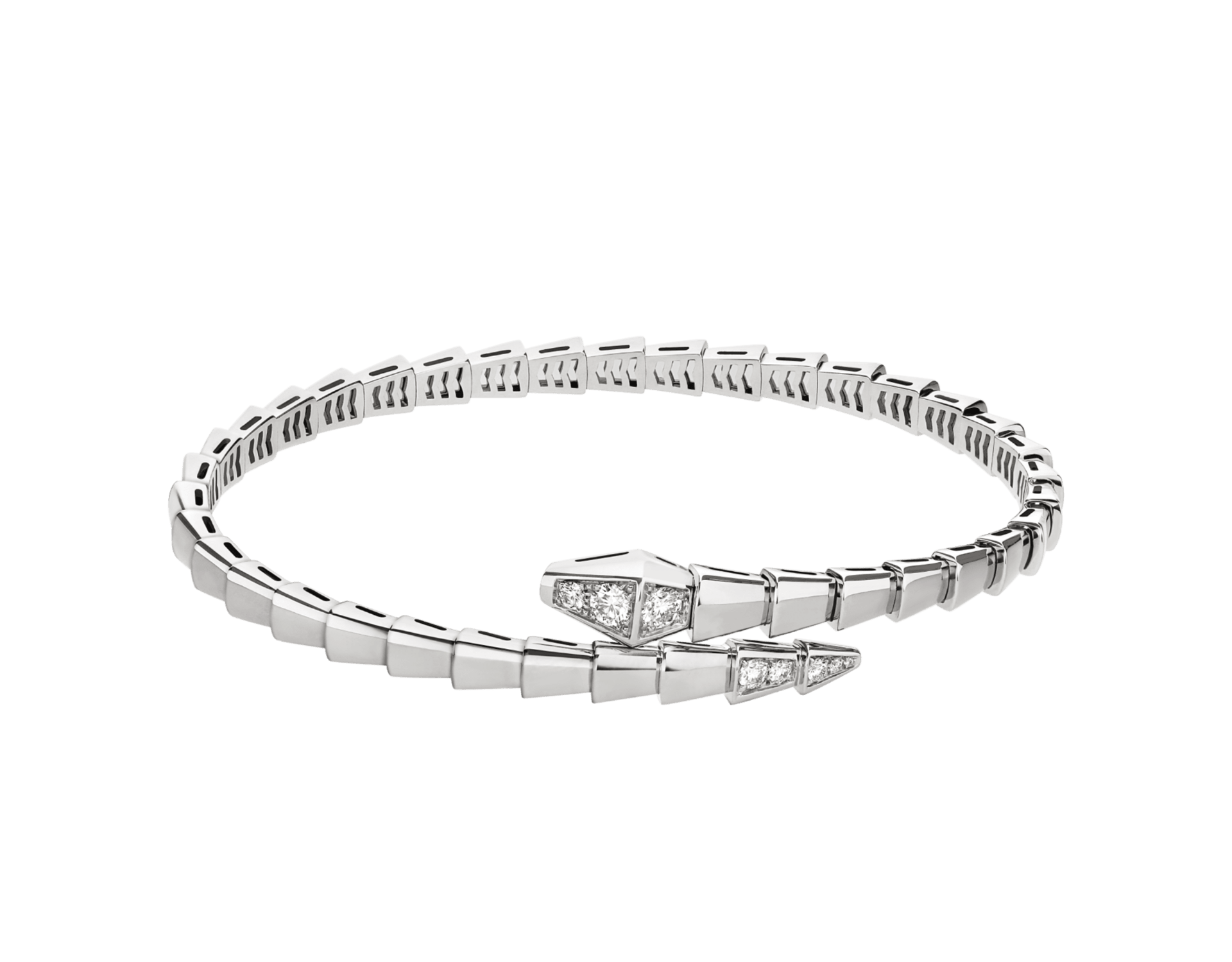 Carave Paris Serpente Slim Diamond Wrap Bracelet