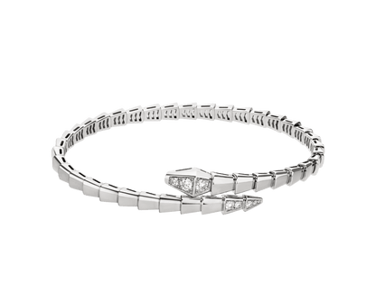 Carave Paris Serpente Slim Diamond Wrap Bracelet