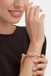 Carave Paris Serpente Slim Diamond Wrap Bracelet