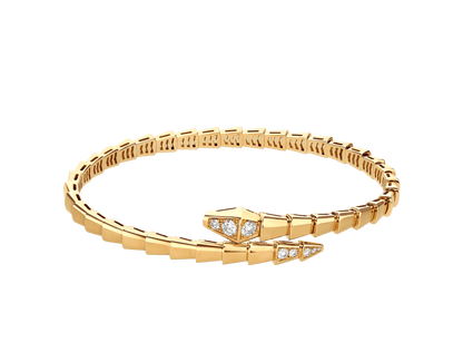 Carave Paris Serpente Slim Diamond Wrap Bracelet