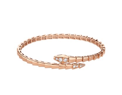 Carave Paris Serpente Slim Diamond Wrap Bracelet
