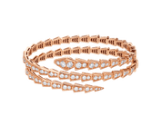 Carave Paris Serpente Spiral Diamond Wrap Bracelet