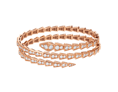 Carave Paris Serpente Spiral Diamond Wrap Bracelet