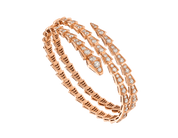 Carave Paris Serpente Spiral Diamond Wrap Bracelet