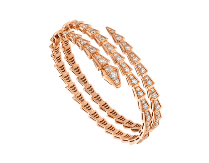 Carave Paris Serpente Spiral Diamond Wrap Bracelet