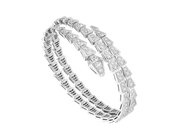 Carave Paris Serpente Spiral Diamond Wrap Bracelet