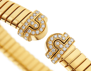 Carave Paris Serpenti Flex Diamond Open Cuff Bracelet