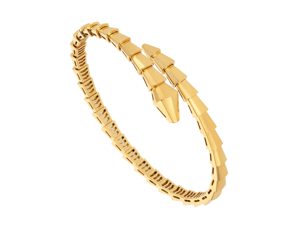 Carave Paris Serpenti Gold Wrap Bangle Bracelet