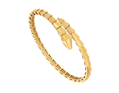 Carave Paris Serpenti Gold Wrap Bangle Bracelet