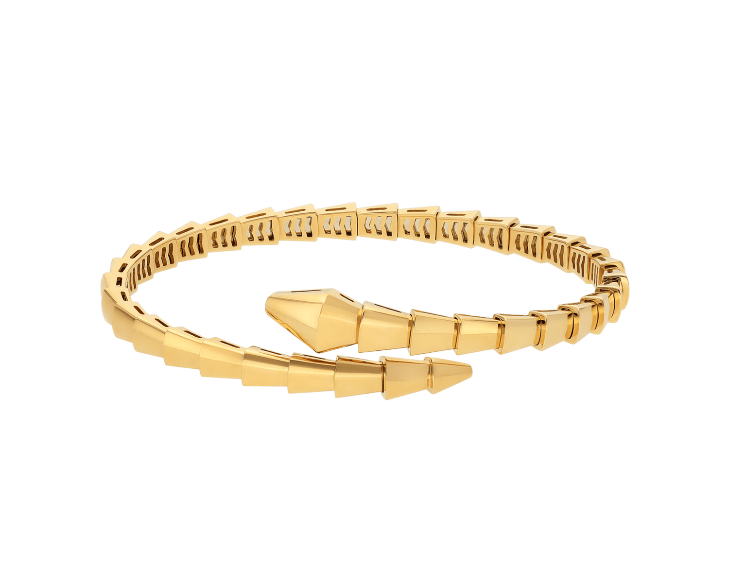 Carave Paris Serpenti Gold Wrap Bangle Bracelet