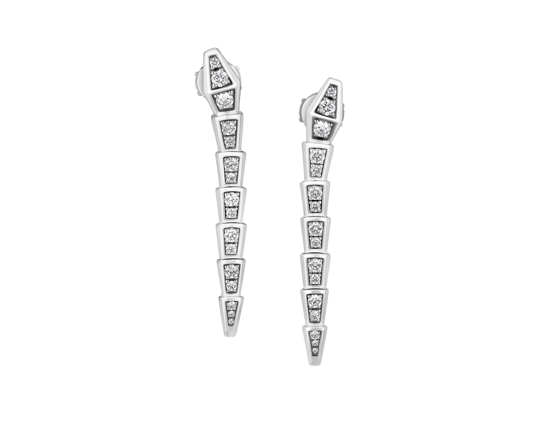 Carave Paris Serpenti Pavé Drop Earrings