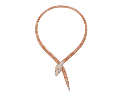 Carave Paris Serpenti Pavé Wrap Collar Necklace