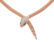 Carave Paris Serpenti Pavé Wrap Collar Necklace
